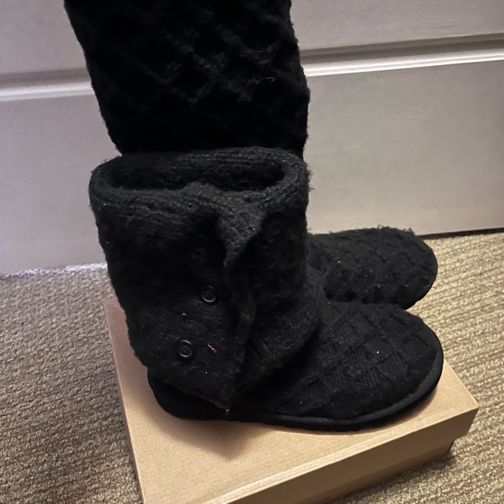 Ugg Women's Black Quilted Boots